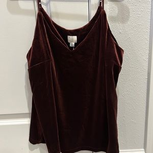 NWT A New Day Tank top. Size XL. Velvet. Wrinkled from moving. Smoke free home.
